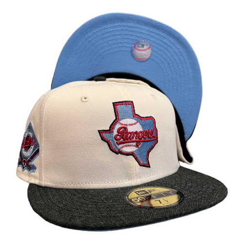 New Era Texas Rangers 2 Tone 59FIFTY Fitted Hat Arlington Stadium Patch