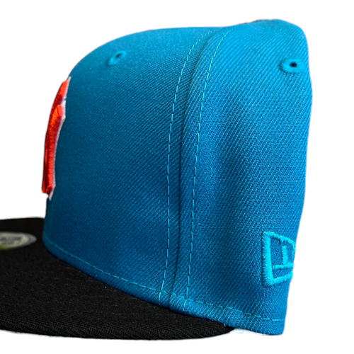 New Era New York Yankees 59FIFTY Fitted Hat Teal 1996 WS Side Patch New Era New York Yankees 59FIFTY Fitted Hat Teal 1996 WS Side Patch