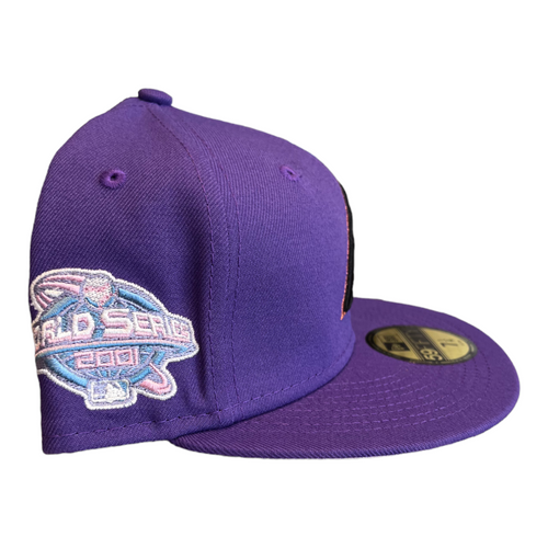 New Era Arizona Diamondbacks 59FIFTY Fitted Hat 2001 WS Patch Pink UV