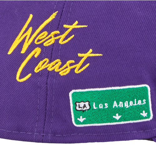 New Era Los Angeles Lakers City Transit Lowrider 59FIFTY Hat New Era Los Angeles Lakers City Transit Lowrider 59FIFTY Hat