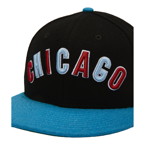 New Era Chicago Cubs 59FIFTY Fitted Hat Cap Dual Side Patch
