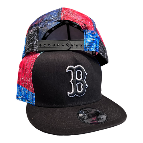 New Era Boston Red Sox Paisley Print 9FIFTY Snapback Trucker Hat