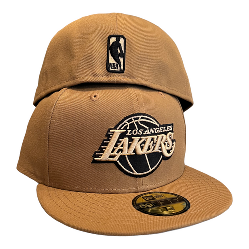 New Era Los Angeles Lakers Wheat Pack 59FIFTY Fitted Hat New Era Los Angeles Lakers Wheat Pack 59FIFTY Fitted Hat