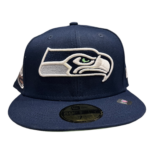 New Era Seattle Seahawks 59FIFTY Fitted Hat Cap 40th Season Side Patch New Era Seattle Seahawks 59FIFTY Fitted Hat Cap 40th Season Side Patch