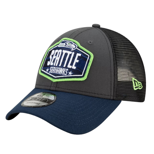 New Era Seattle Seahawks 9FORTY Draft Day Trucker Trucker Hat