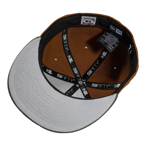 New Era Philadelphia Phillies Khaki Pack 59FIFTY Fitted Hat Phillies Patch