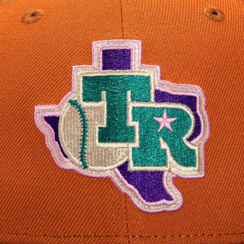 New Era Texas Rangers Cactus Fruit 59FIFTY Fitted Hat Arlington Side Patch