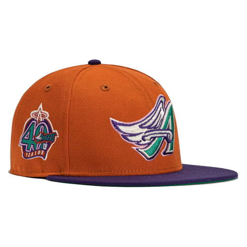 New Era Anaheim Angels Cactus Fruit 59FIFTY Fitted Hat 40th Year Patch New Era Anaheim Angels Cactus Fruit 59FIFTY Fitted Hat 40th Year Patch