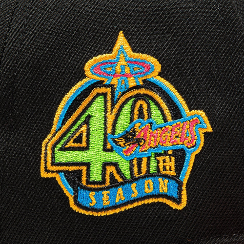 New Era Anaheim Angels 59FIFTY Fitted Hat Cap 40th Year Side Patch New Era Anaheim Angels 59FIFTY Fitted Hat Cap 40th Year Side Patch