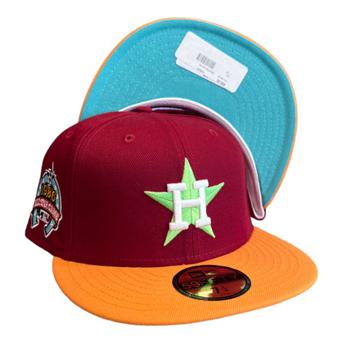 Houston Astros Jae-Tips 59FIFTY Fitted Hat Cap 1986 ASG Side Patch