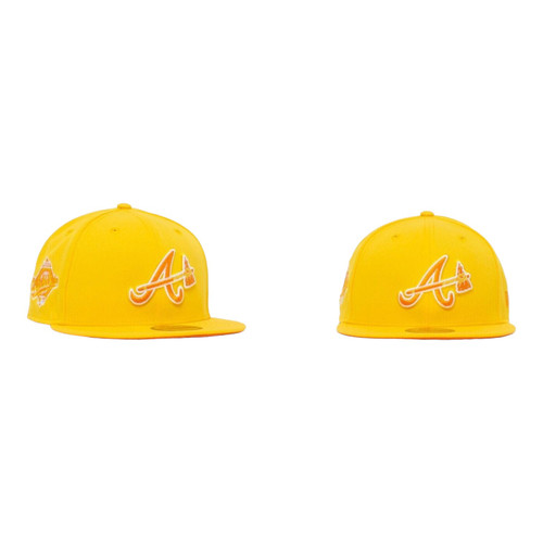 New Era Atlanta Braves Brunch Pack 59FIFTY Fitted Hat 1995 WS Side Patch