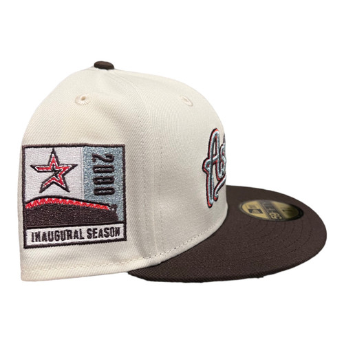 New Era Houston Astros 59FIFTY Fitted Hat 2000 Inaugural Season Side Patch