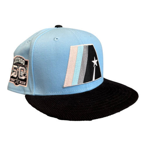 New Era Houston Astros 59FIFTY Fitted Hat 50 Year Patch Corduroy Visor