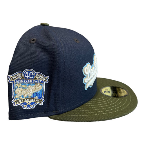 New Era Los Angeles Dodgers 59FIFTY Fitted Hat 40th Anniv Side Patch