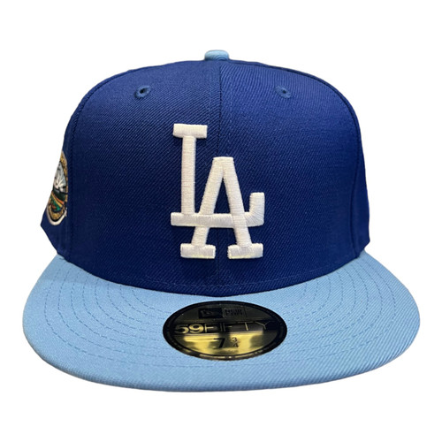 New Era Los Angeles Dodgers 59FIFTY Fitted Hat Cap Blue 50 Year Patch