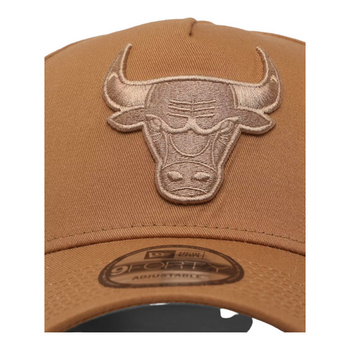 New Era Chicago Bulls 9FORTY Snapback Hat Cap Wheat Pack