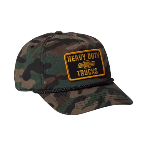 American Needle Chevy Heavy Duty Trucks Camo Adjustable Snapback Hat