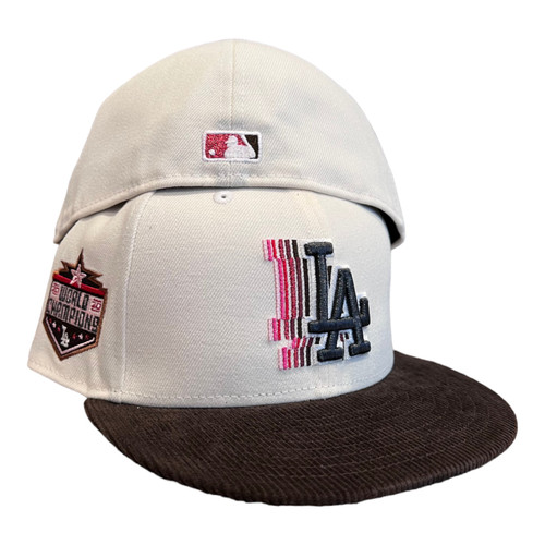New Era Los Angeles Dodgers 59FIFTY Fitted Hat Corduroy Brim 2020 WS Patch New Era Los Angeles Dodgers 59FIFTY Fitted Hat Corduroy Brim 2020 WS Patch