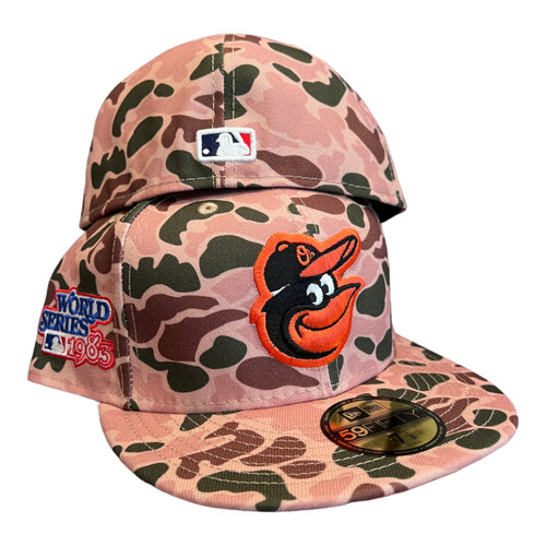 New Era Baltimore Orioles 59FIFTY Fitted Hat Cap 1983 World Series Patch