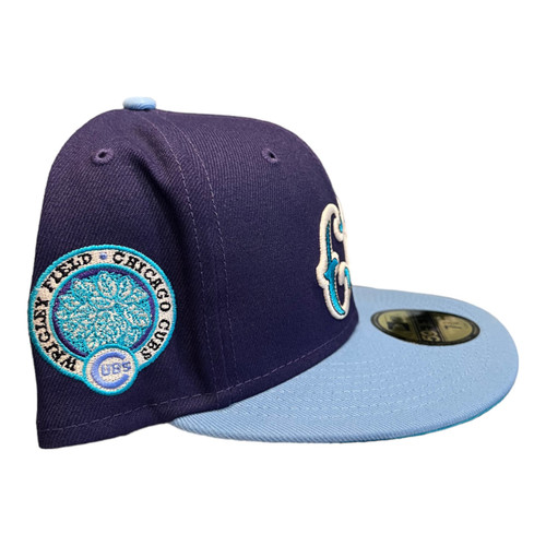 New Era Chicago Cubs 59FIFTY Fitted Hat Cap Wrigley Field Side Patch