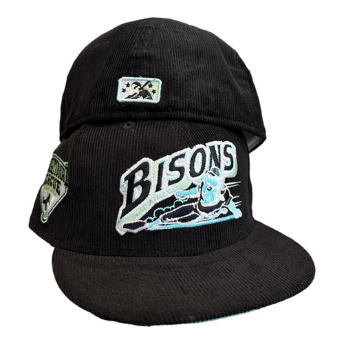 New Era Buffalo Bisons Sliding Buster 59FIFTY Fitted Hat Cap Corduroy MiLB New Era Buffalo Bisons Sliding Buster 59FIFTY Fitted Hat Cap Corduroy MiLB