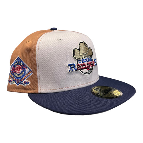 New Era Texas Rangers 59FIFTY Fitted Hat Arlington Stadium Patch