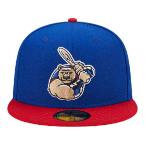 New Era Iowa Cubs X Marvel 59FIFTY Fitted Hat Cap Blue / Red MiLB