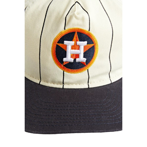 New Era Houston Astros Retro Pinstripe The Golfer Snapback Hat New Era Houston Astros Retro Pinstripe The Golfer Snapback Hat