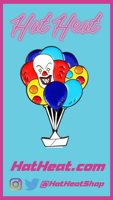 IT Clown Cartoon Comic Character Enamel Pins