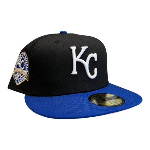 New Era Kansas City Royals 59FIFTY Fitted Hat Cap 40th Year Side Patch