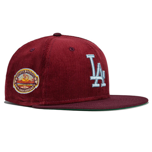 New Era Los Angeles Dodgers Cord Dream 59FIFTY Fitted Hat 50th Year Patch