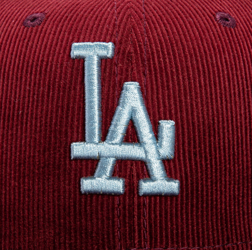 New Era Los Angeles Dodgers Cord Dream 59FIFTY Fitted Hat 50th Year Patch