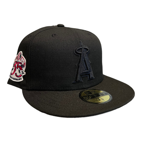 New Era Anaheim Angels 59FIFTY Fitted Hat Cap 35 Year Side Patch