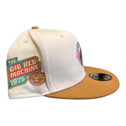 New Era Cincinnati Reds 59FIFTY Fitted Hat Cap The Big Red Machine Patch New Era Cincinnati Reds 59FIFTY Fitted Hat Cap The Big Red Machine Patch