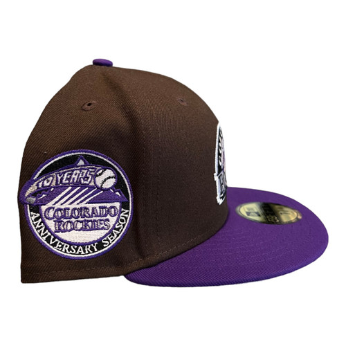 New Era Colorado Rockies 59FIFTY Fitted Hat 10 Year Anniversary Patch
