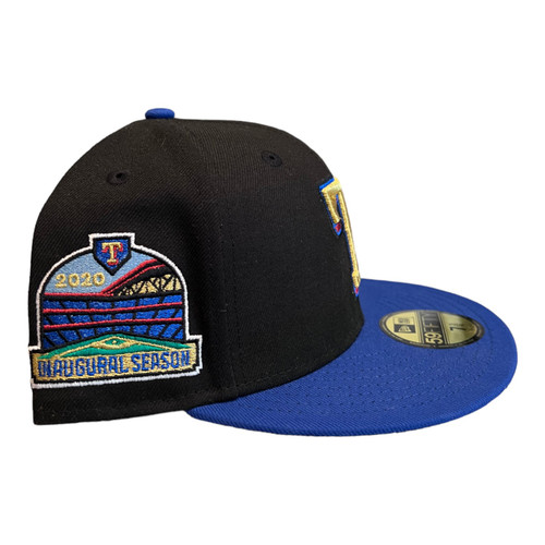 New Era Texas Rangers 59FIFTY Fitted Hat 2020 Inaugural Season Side Patch