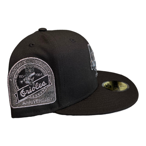 New Era Baltimore Orioles Mascot Pack 59FIFTY Fitted Hat 30th Year Patch