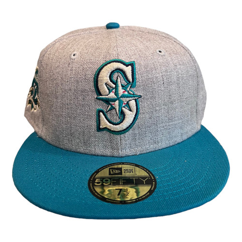 New Era Seattle Mariners 59FIFTY Fitted Hat Gray Jackie Robinson Patch