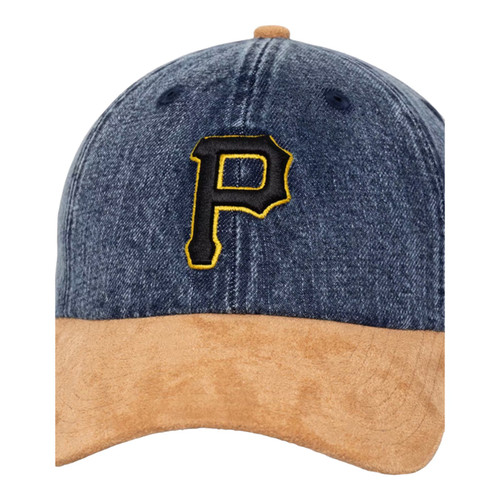 New Era Pittsburgh Pirates Denim Wheat Pack Casual Classic Strapback Hat
