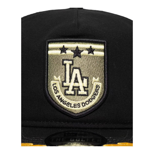 New Era Los Angeles Dodgers Military Patch Pre Curved Adjustable Snapback Hat