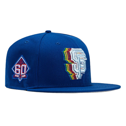 New Era San Francisco Giants 59FIFTY Fitted Hat 60th Anniversary Patch New Era San Francisco Giants 59FIFTY Fitted Hat 60th Anniversary Patch
