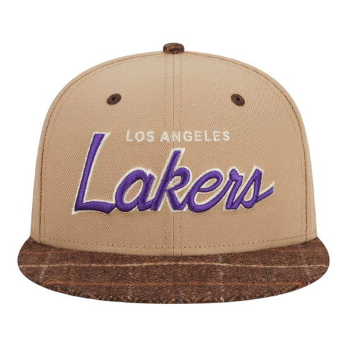 New Era Los Angeles Lakers Traditional Check 9FIFTY Snapback Hat Cap OSFM New Era Los Angeles Lakers Traditional Check 9FIFTY Snapback Hat Cap OSFM