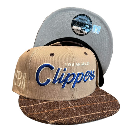 New Era Los Angeles Clippers Traditional Check 9FIFTY Snapback Hat Cap OSFM