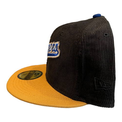 New Era Los Angeles Dodgers Corduroy 59FIFTY Fitted Hat 60 Year Side Patch New Era Los Angeles Dodgers Corduroy 59FIFTY Fitted Hat 60 Year Side Patch