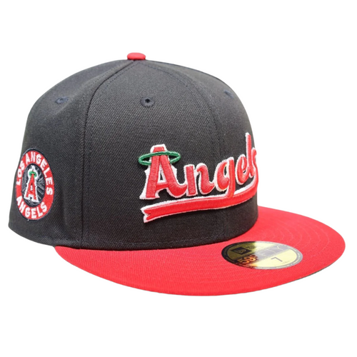 Anaheim Angels 59FIFTY Hat Cap Los Angeles Angels Side Patch Anaheim Angels 59FIFTY Hat Cap Los Angeles Angels Side Patch