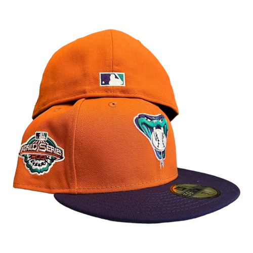 New Era Arizona Diamondback Cactus Fruit 59FIFTY Fitted Hat 2001 WS Patch