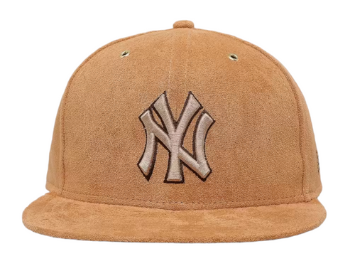 New Era New York Yankees 59FIFTY Fitted Hat Cap Wheat Suede Pack New Era New York Yankees 59FIFTY Fitted Hat Cap Wheat Suede Pack