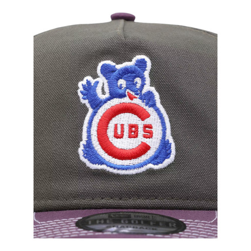 New Era Chicago Cubs Curved Golfer Snapback Hat 1990 World Series Side Patch New Era Chicago Cubs Curved Golfer Snapback Hat 1990 World Series Side Patch