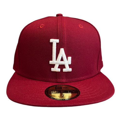 New Era Los Angeles Dodgers 59FIFTY Fitted Hat Cap Maroon