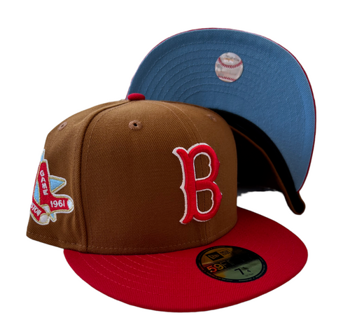 Boston Red Sox 59FIFTY Fitted Hat 1961 All Star Game Side Patch